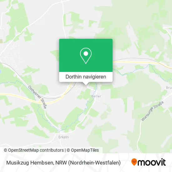 Musikzug Hembsen Karte