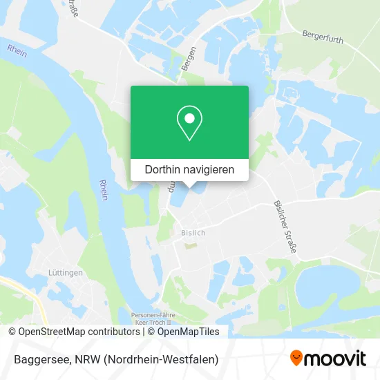 Baggersee Karte