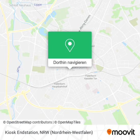 Kiosk Endstation Karte