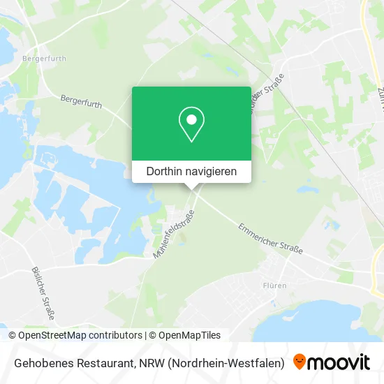 Gehobenes Restaurant Karte