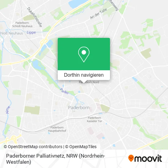 Paderborner Palliativnetz Karte