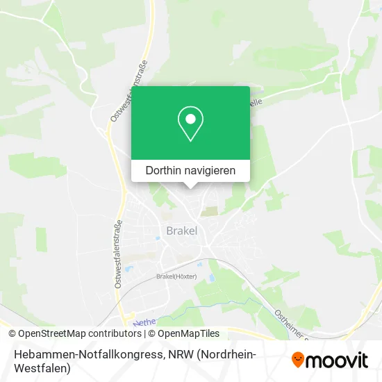 Hebammen-Notfallkongress Karte