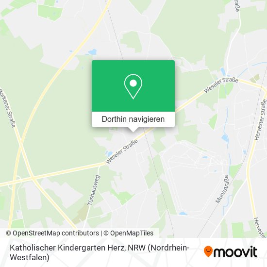 Katholischer Kindergarten Herz Karte