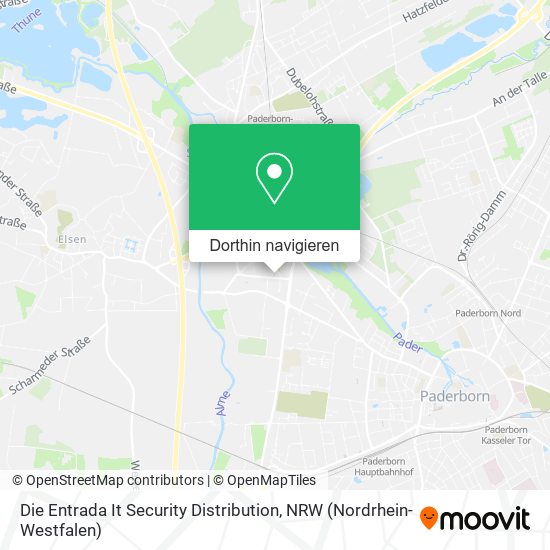 Die Entrada It Security Distribution Karte