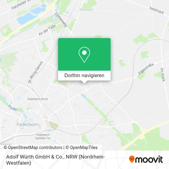 Adolf Würth GmbH & Co. Karte