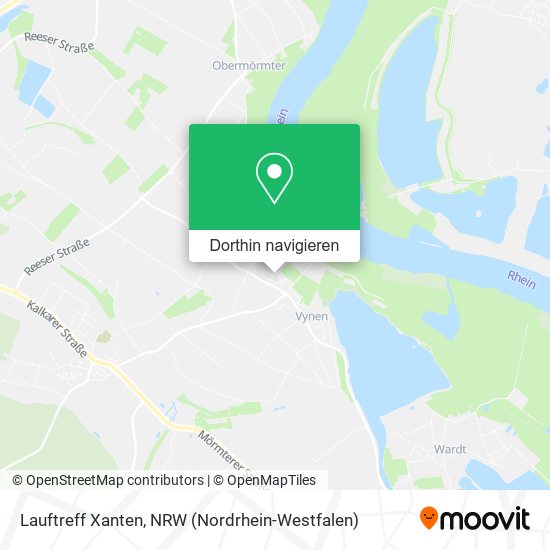 Lauftreff Xanten Karte