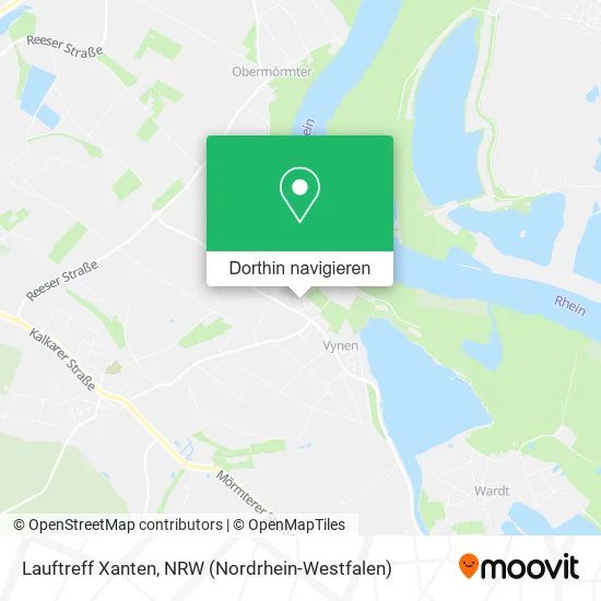 Lauftreff Xanten Karte
