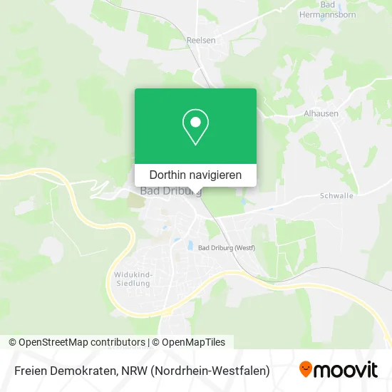 Freien Demokraten Karte