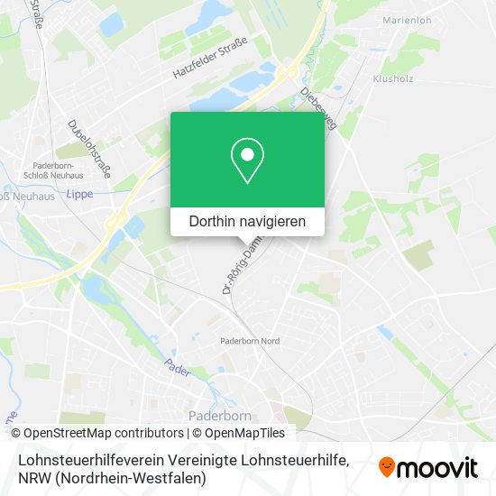 Lohnsteuerhilfeverein Vereinigte Lohnsteuerhilfe Karte