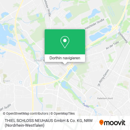 THIEL SCHLOSS NEUHAUS GmbH & Co. KG Karte