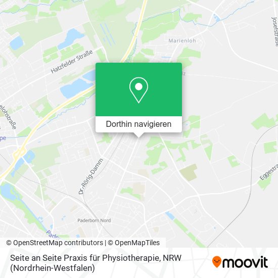 Seite an Seite Praxis für Physiotherapie Karte