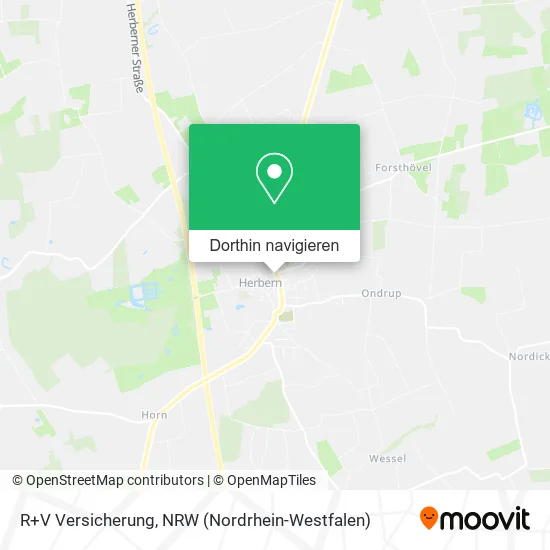 R+V Versicherung Karte