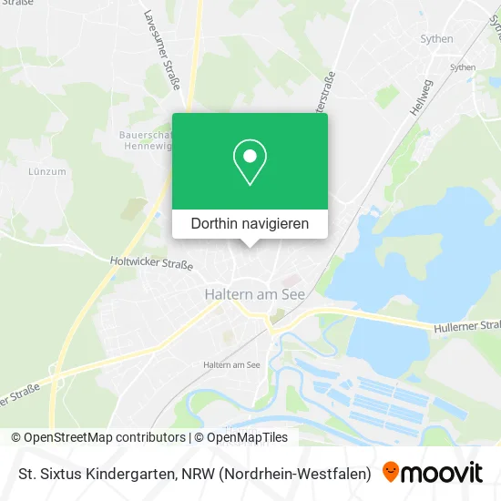 St. Sixtus Kindergarten Karte