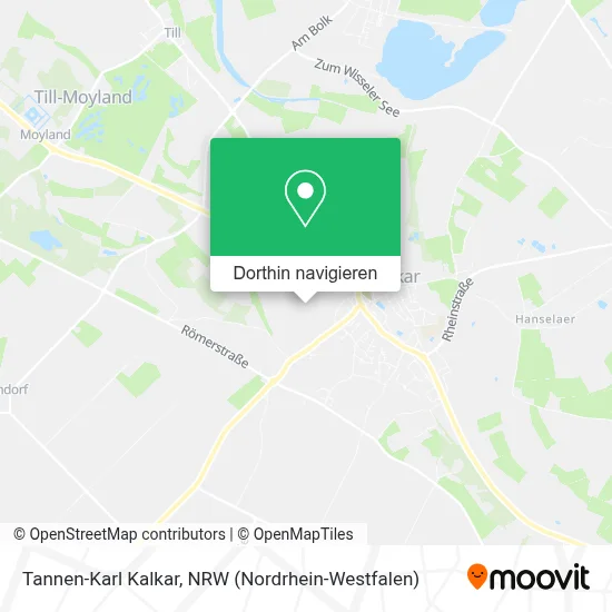 Tannen-Karl Kalkar Karte