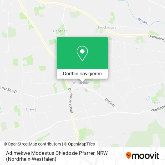 Adimekwe Modestus Chiedozie Pfarrer Karte