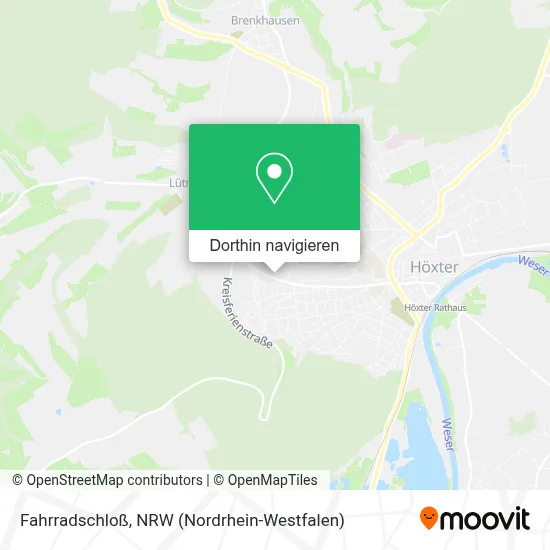 Fahrradschloß Karte