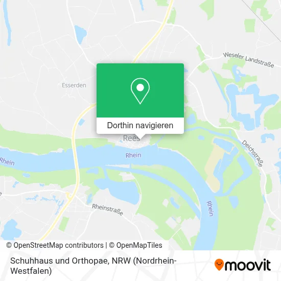 Schuhhaus und Orthopae Karte