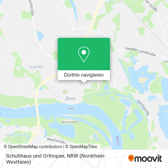 Schuhhaus und Orthopae Karte