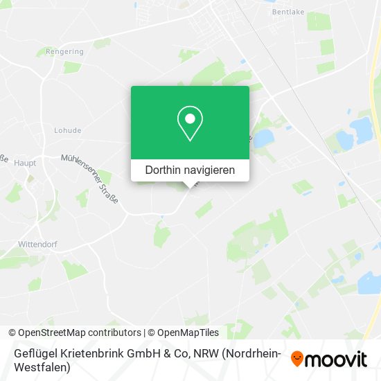 Geflügel Krietenbrink GmbH & Co Karte