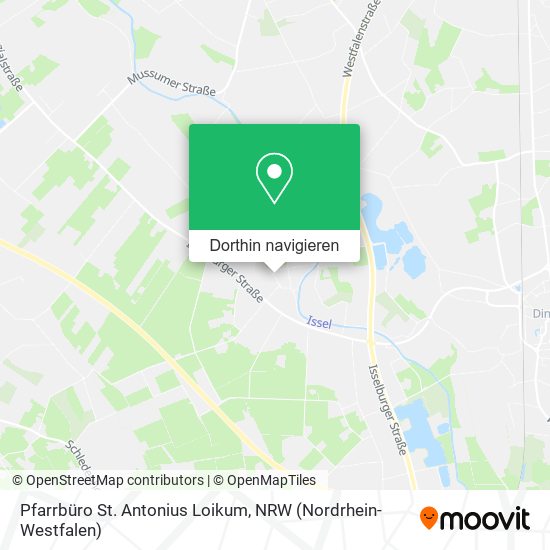 Pfarrbüro St. Antonius Loikum Karte