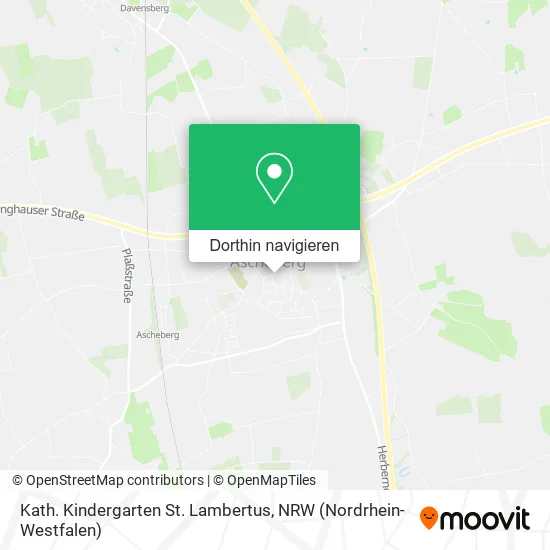 Kath. Kindergarten St. Lambertus Karte