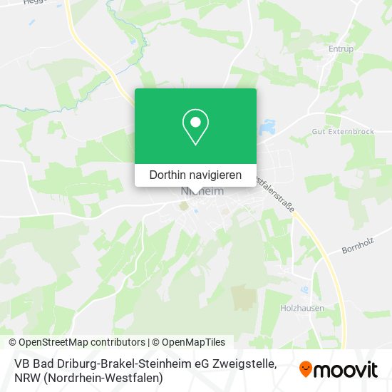 VB Bad Driburg-Brakel-Steinheim eG Zweigstelle Karte