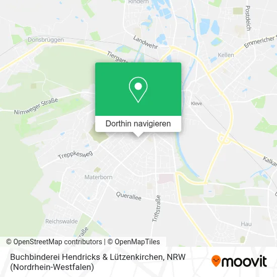 Buchbinderei Hendricks & Lützenkirchen Karte