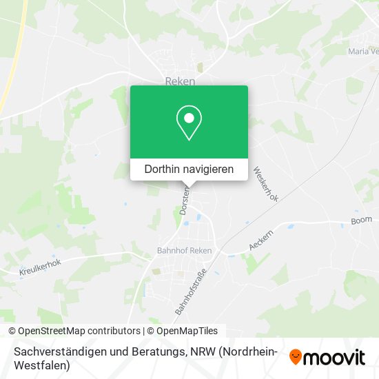 Sachverständigen und Beratungs Karte