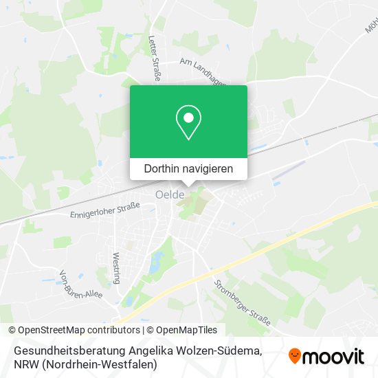 Gesundheitsberatung Angelika Wolzen-Südema Karte