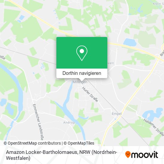 Amazon Locker-Bartholomaeus Karte
