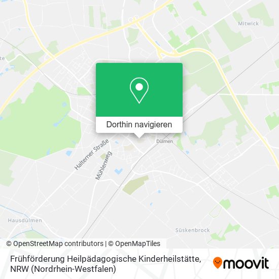 Frühförderung Heilpädagogische Kinderheilstätte Karte