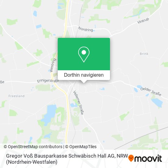 Gregor Voß Bausparkasse Schwäbisch Hall AG Karte