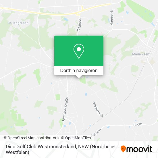 Disc Golf Club Westmünsterland Karte