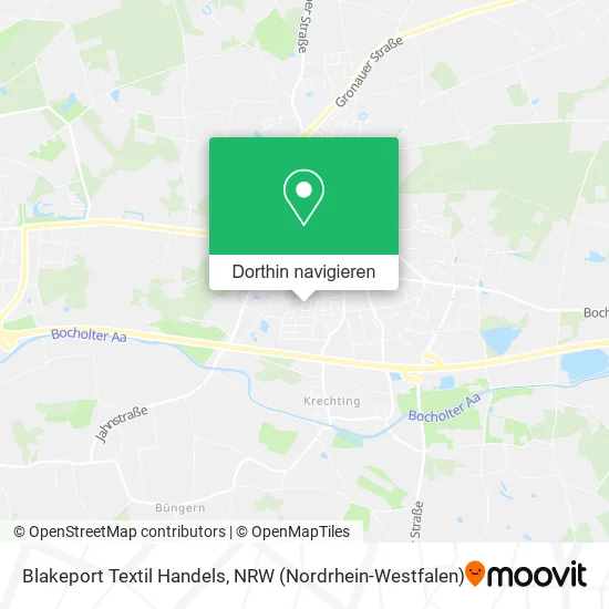 Blakeport Textil Handels Karte