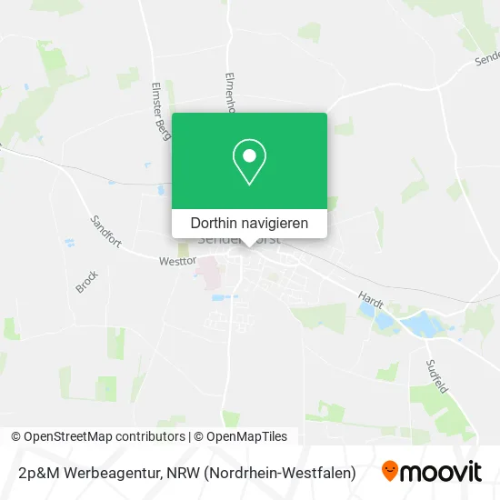 2p&M Werbeagentur Karte