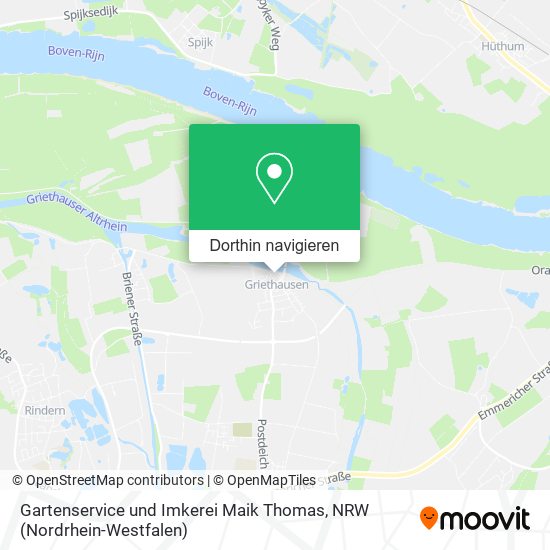 Gartenservice und Imkerei Maik Thomas Karte