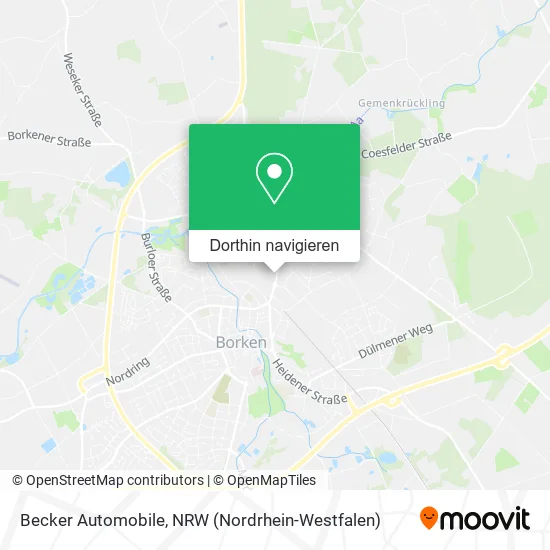 Becker Automobile Karte