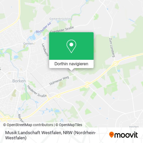 Musik:Landschaft Westfalen Karte