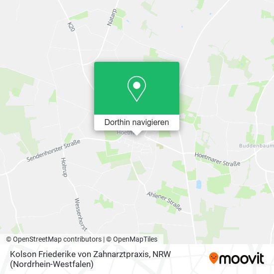 Kolson Friederike von Zahnarztpraxis Karte