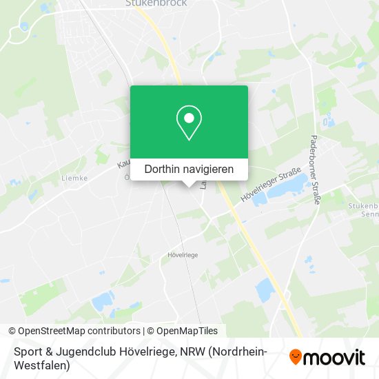 Sport & Jugendclub Hövelriege Karte