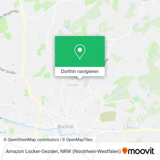 Amazon Locker-Oezden Karte