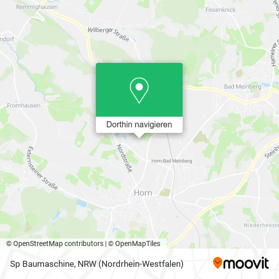 Sp Baumaschine Karte