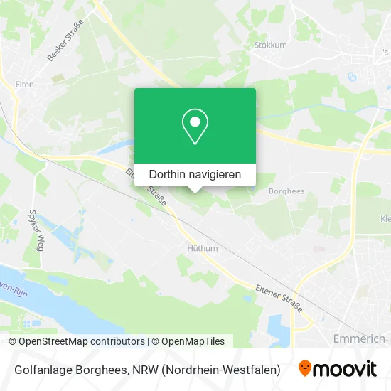 Golfanlage Borghees Karte