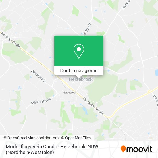 Modellflugverein Condor Herzebrock Karte