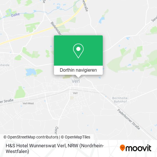 H&S Hotel Wunnerswat Verl Karte