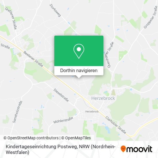 Kindertageseinrichtung Postweg Karte