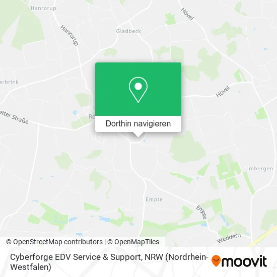 Cyberforge EDV Service & Support Karte