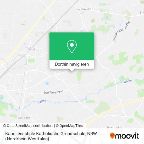 Kapellenschule Katholische Grundschule Karte