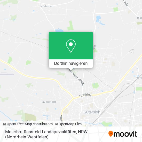Meierhof Rassfeld Landspezialitäten Karte