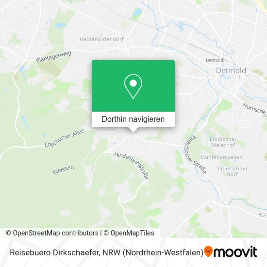 Reisebuero Dirkschaefer Karte